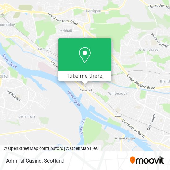 Admiral Casino map