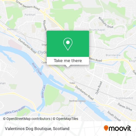 Valentinos Dog Boutique map