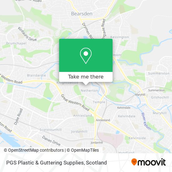 PGS Plastic & Guttering Supplies map