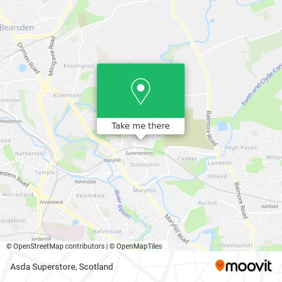 Asda Superstore map