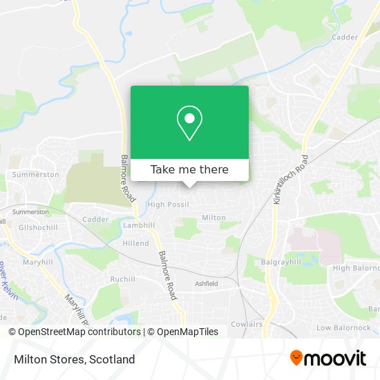 Milton Stores map