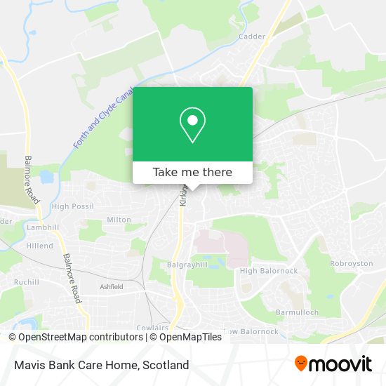 Mavis Bank Care Home map