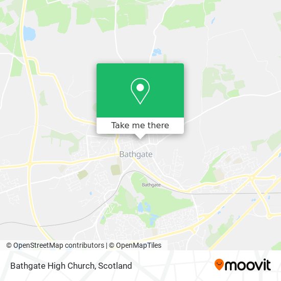 Bathgate High Church map