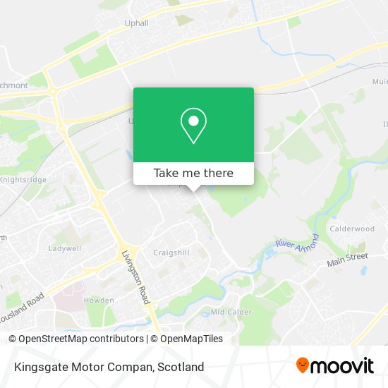 Kingsgate Motor Compan map