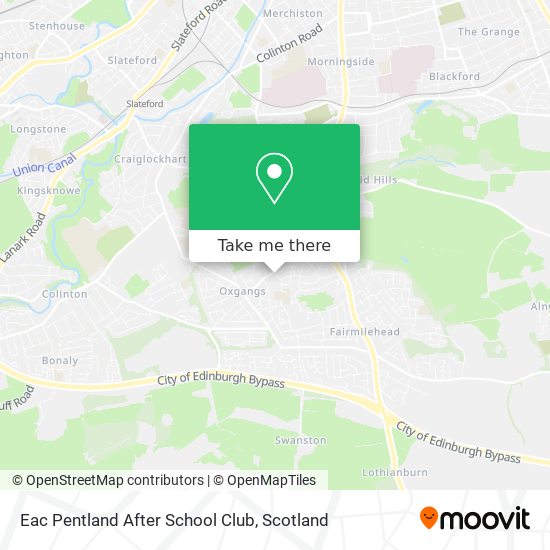 Eac Pentland After School Club map