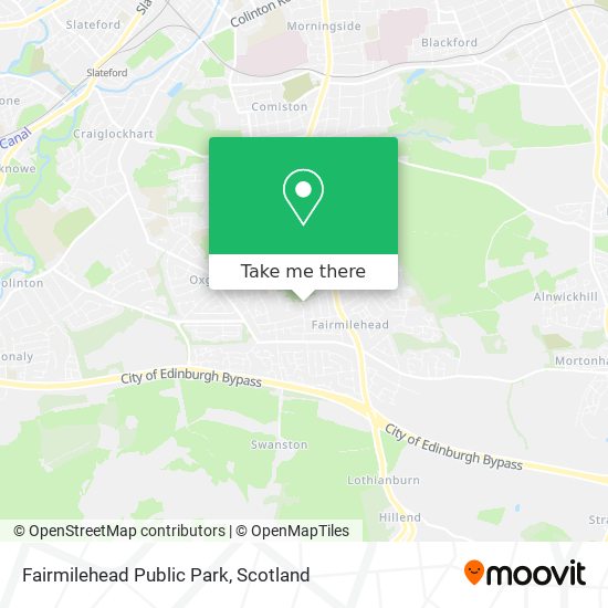 Fairmilehead Public Park map