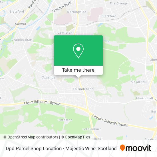 Dpd Parcel Shop Location - Majestic Wine map