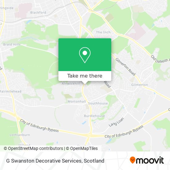 G Swanston Decorative Services map