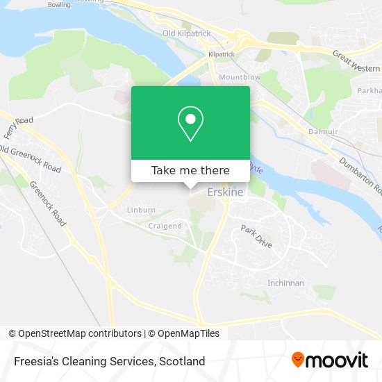 Freesia's Cleaning Services map