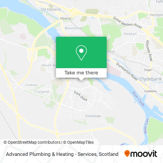 Advanced Plumbing & Heating - Services map
