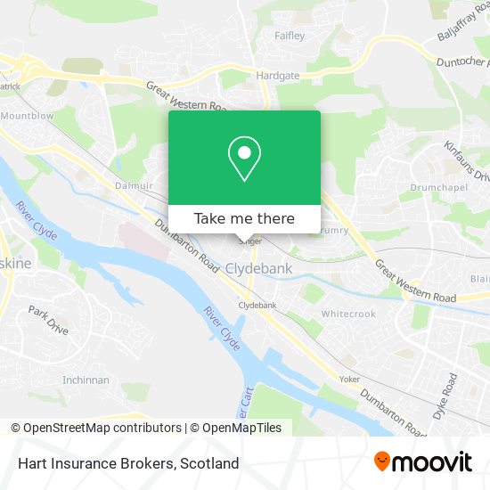 Hart Insurance Brokers map