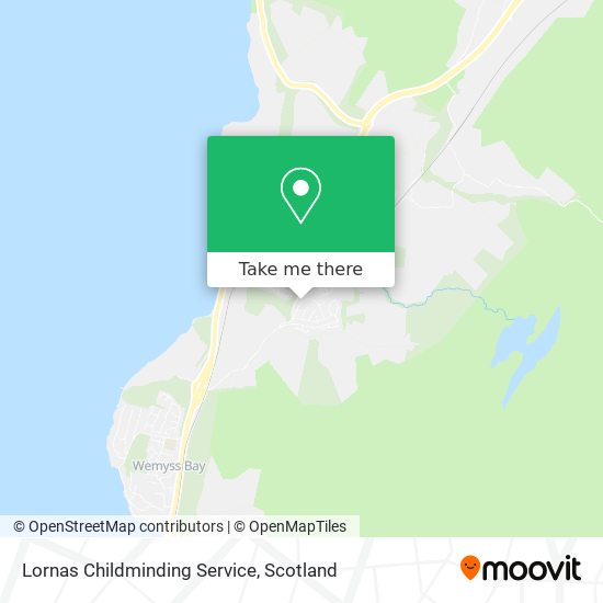 Lornas Childminding Service map