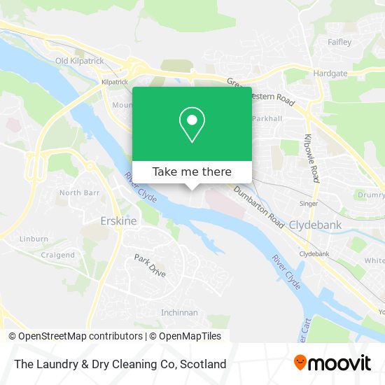 The Laundry & Dry Cleaning Co map