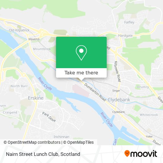Nairn Street Lunch Club map