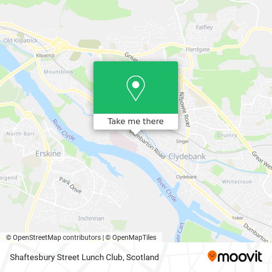 Shaftesbury Street Lunch Club map