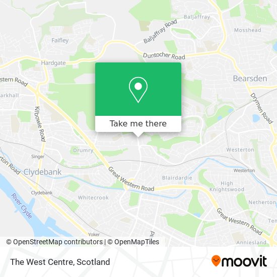 The West Centre map