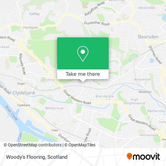 Woody's Flooring map
