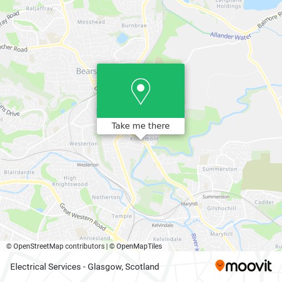 Electrical Services - Glasgow map