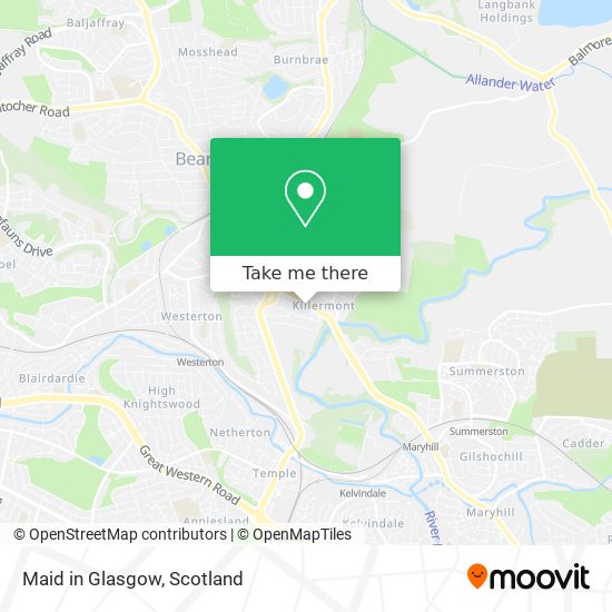 Maid in Glasgow map