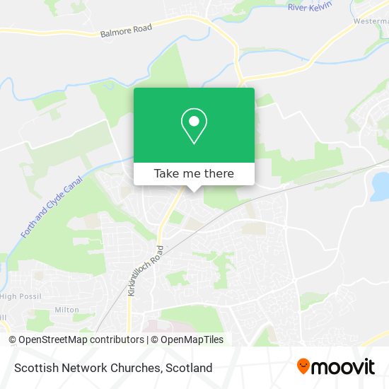 Scottish Network Churches map