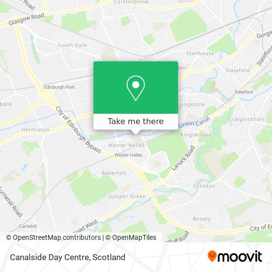 Canalside Day Centre map