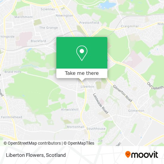 Liberton Flowers map