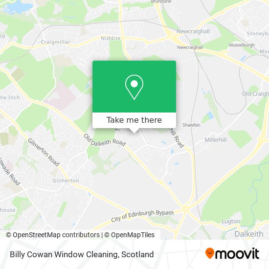Billy Cowan Window Cleaning map