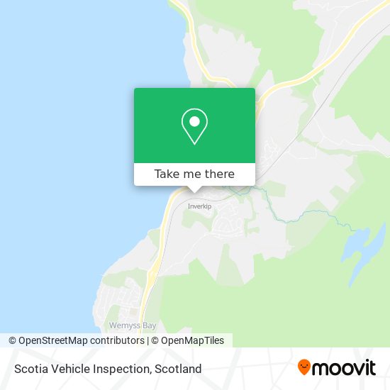 Scotia Vehicle Inspection map