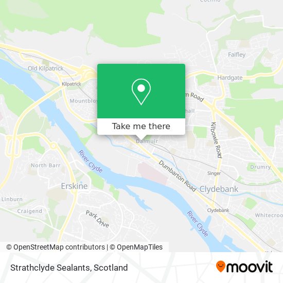 Strathclyde Sealants map