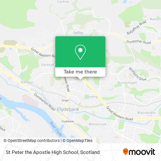 St Peter the Apostle High School map