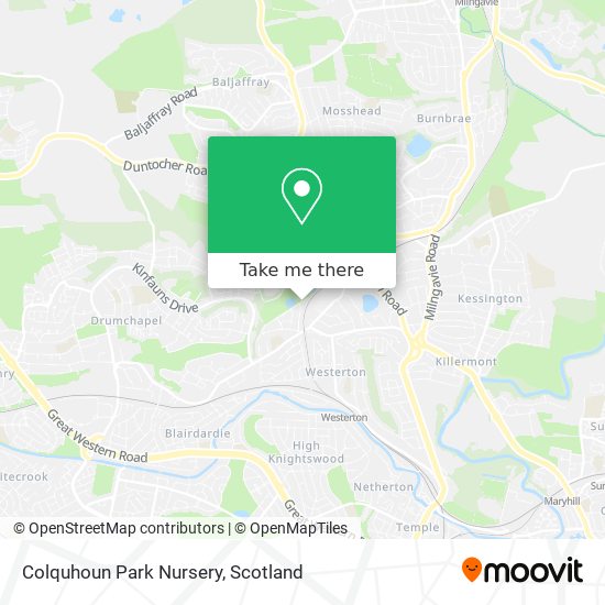 Colquhoun Park Nursery map