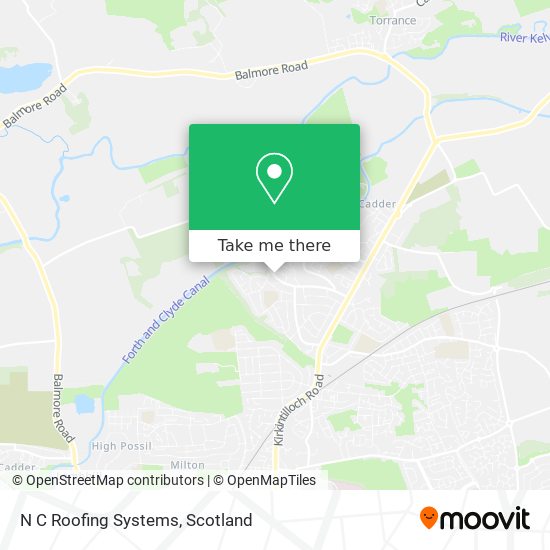 N C Roofing Systems map