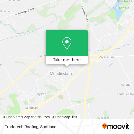 Tradetech Roofing map
