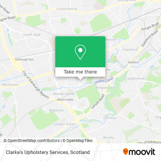 Clarke's Upholstery Services map