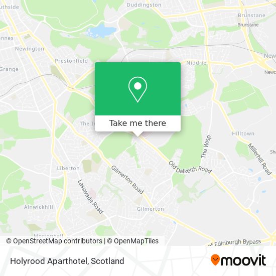 Holyrood Aparthotel map