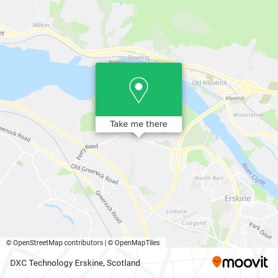 DXC Technology Erskine map