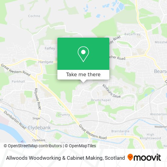 Allwoods Woodworking & Cabinet Making map