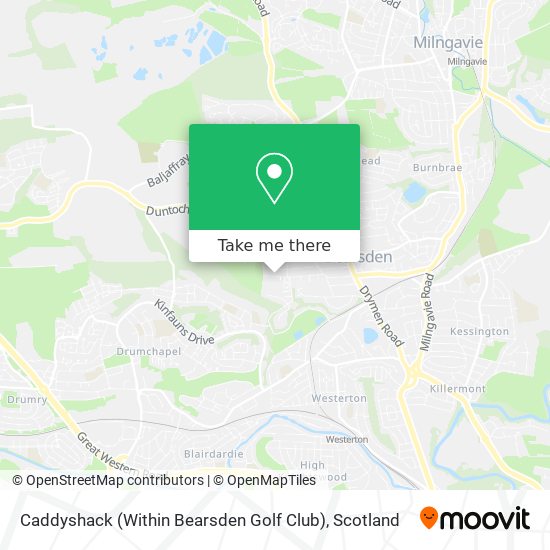 Caddyshack (Within Bearsden Golf Club) map