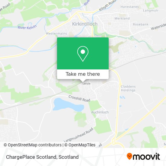 ChargePlace Scotland map