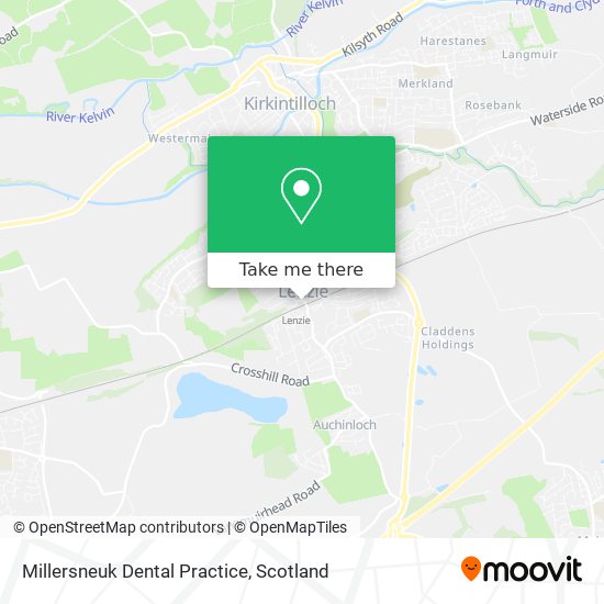 Millersneuk Dental Practice map