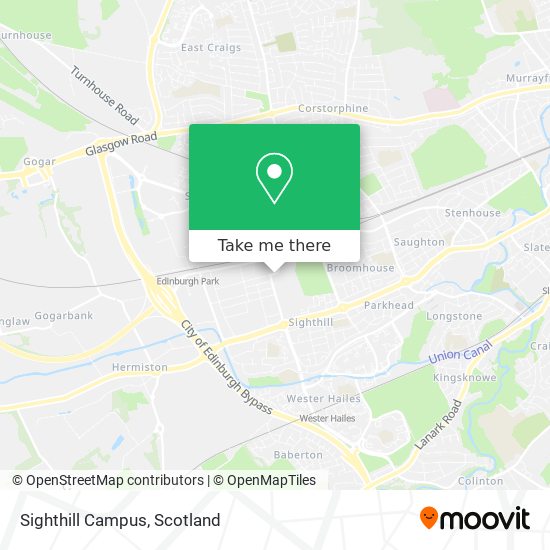 Sighthill Campus map