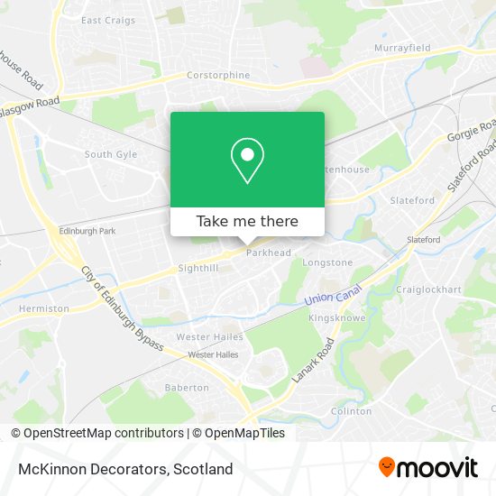 McKinnon Decorators map