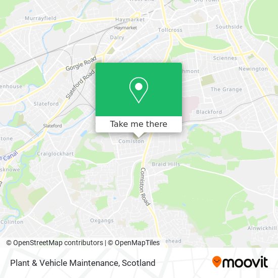 Plant & Vehicle Maintenance map
