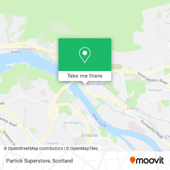 Partick Superstore map