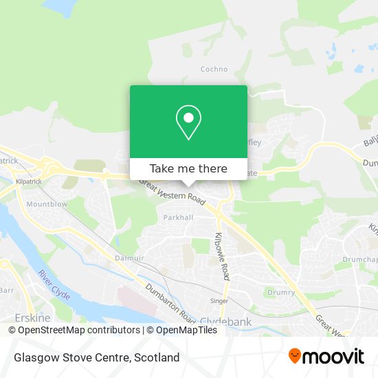 Glasgow Stove Centre map