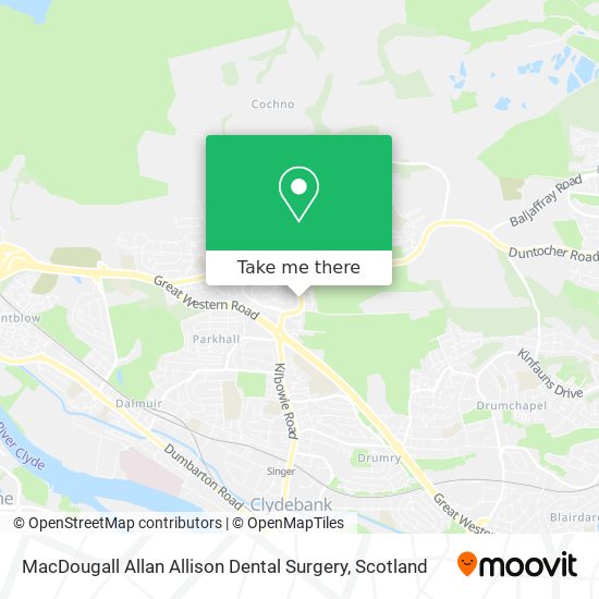 MacDougall Allan Allison Dental Surgery map
