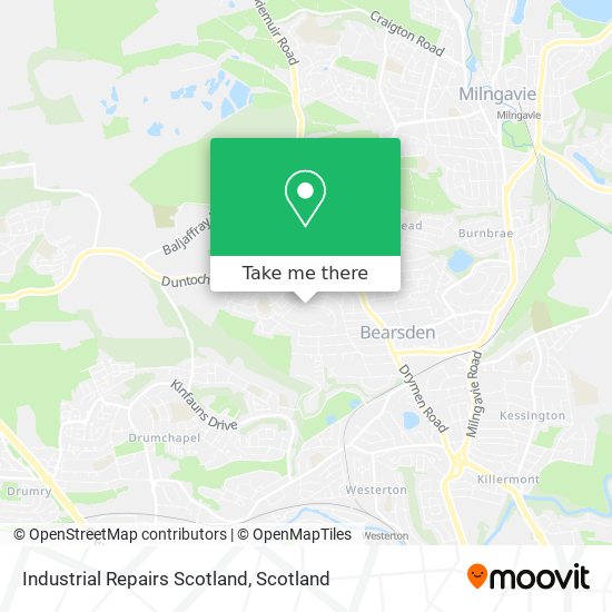 Industrial Repairs Scotland map