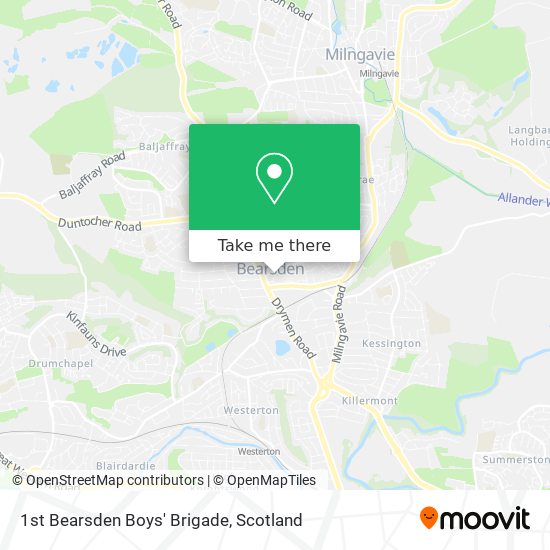 1st Bearsden Boys' Brigade map