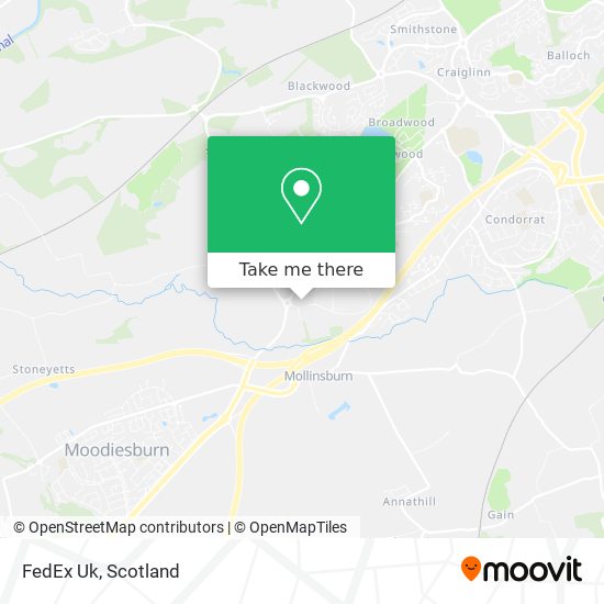 FedEx Uk map