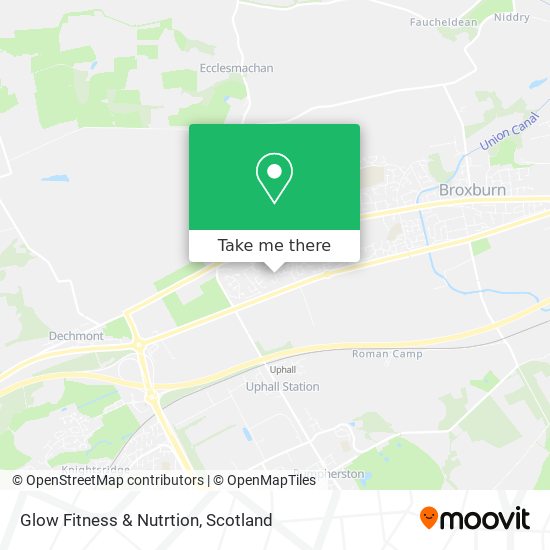 Glow Fitness & Nutrtion map